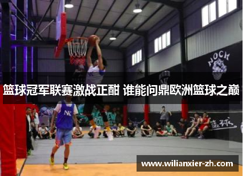 篮球冠军联赛激战正酣 谁能问鼎欧洲篮球之巅