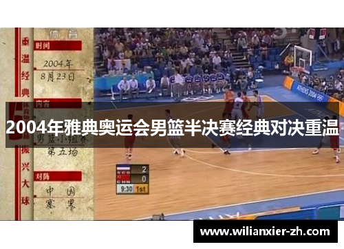 2004年雅典奥运会男篮半决赛经典对决重温